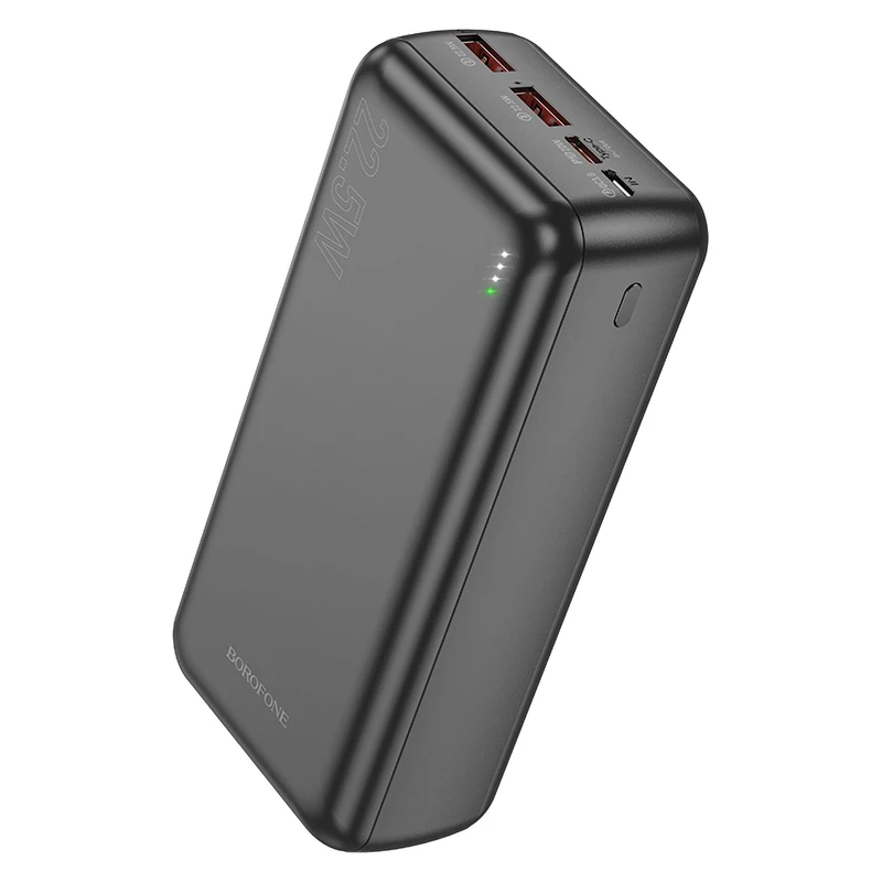 پاوربانک بروفون مدل BJ38B ظرفیت 30000 میلی آمپر ساعت