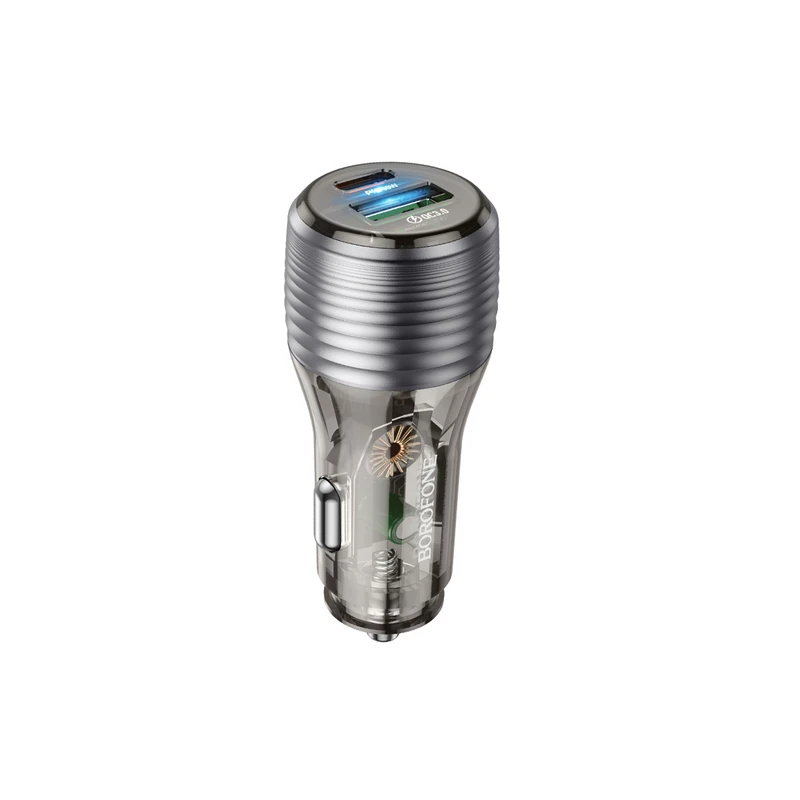 شارژر فندکی 30 وات بروفون مدل BZ30 PD+QC3.0