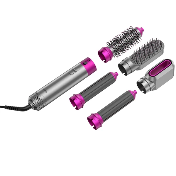 برس حرارتی و حالت دهنده پنج کاره مو برند hoco مدل DAR41 رنگ مشکی